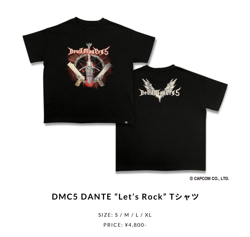 DMC5 DANTE “Let's Rock” Tシャツ