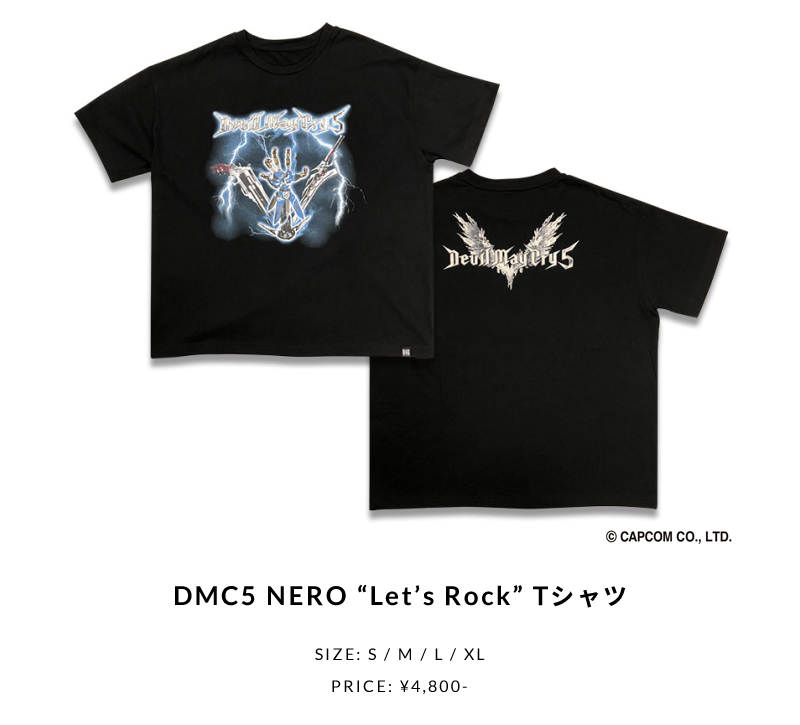 DMC5 NERO “Let's Rock” Tシャツ