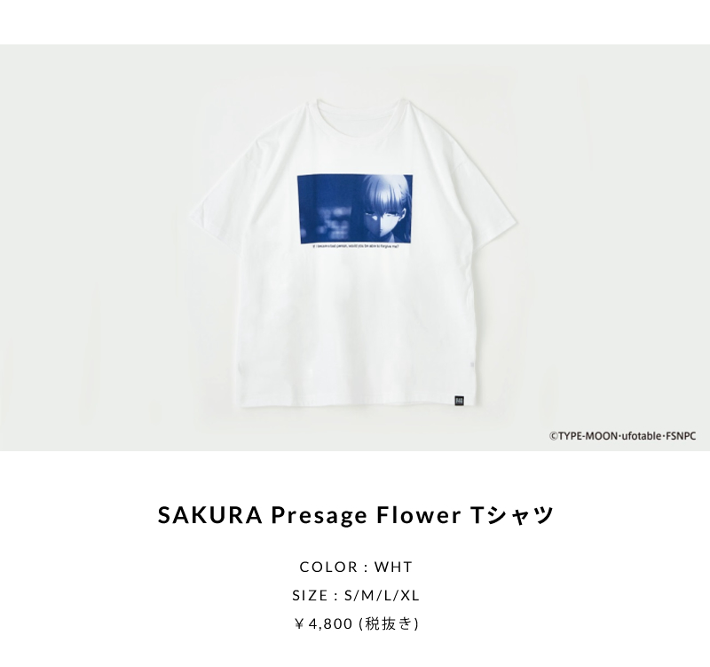 SAKURA Presage Flower Tシャツ