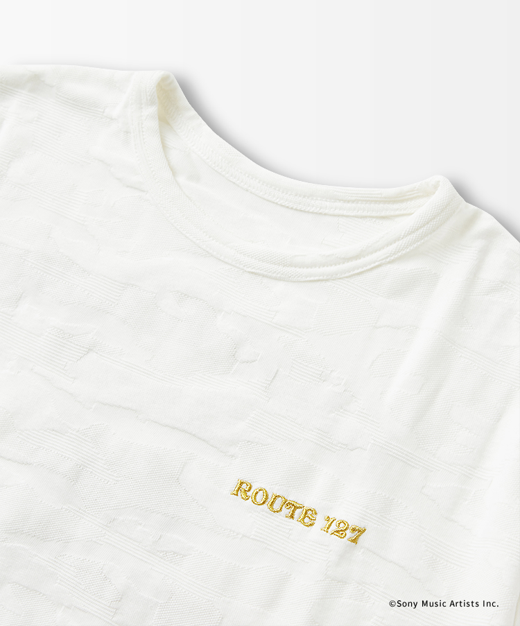 ”KISARAZU GRAFFITI”ジャガードカモ刺繍Tシャツ