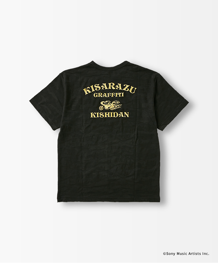 ”KISARAZU GRAFFITI”ジャガードカモ刺繍Tシャツ | 氣志團 | R4G（アールフォージー）