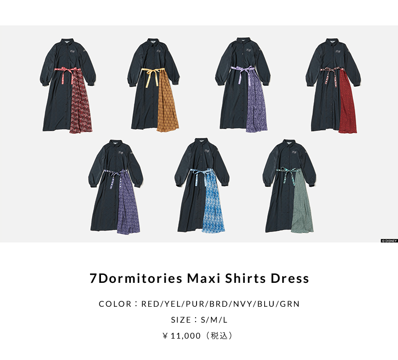 7Dormitories Maxi Shirts Dress